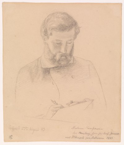 Hermann Kauffmann by Hans Gude
