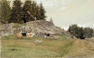 Landscape from Sandefjord by Hans Gude