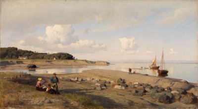 Scottish Coastal Landscape by Hans Gude