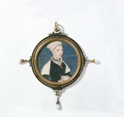 Jane Small, formerly known as Mrs. Robert Pemberton (detail) by Hans Holbein der Jüngere