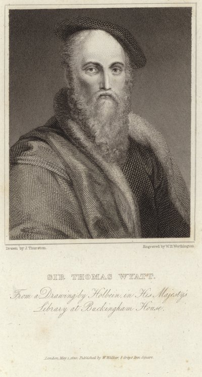 Portrait of Sir Thomas Wyatt by Hans Holbein der Jüngere