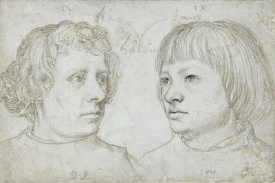 Ambrosius and Hans by Hans Holbein the Elder