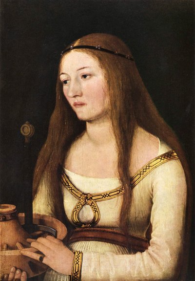 Katharina Schwarz with the Attributes of Her Patron Saint by Hans Holbein the Elder