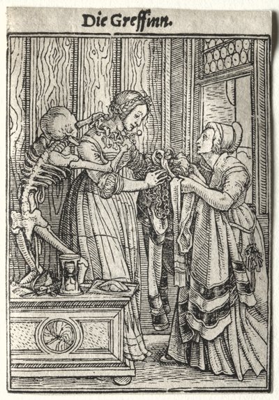 Dance of Death: The Countess by Hans Holbein the Younger
