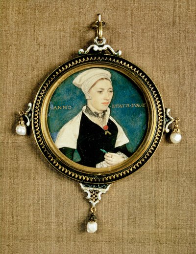 Miniature Portrait of Margaret Pemberton by Hans Holbein the Younger