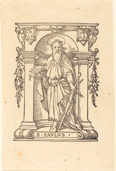 Saint Paul with Book and Sword by Hans Holbein der Jüngere