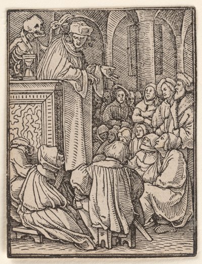 The Clergyman, from The Dance of Death by Hans Holbein the Younger