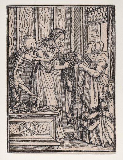 The Countess, from "The Dance of Death" by Hans Holbein the Younger