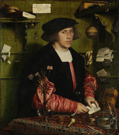 The Merchant Georg Gisze by Hans Holbein the Younger