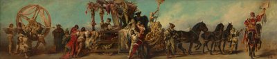 Design for the Parade 1879 - The Textile Industry by Hans Makart