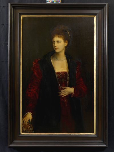 Zerline Gabillon, née Würzburg (1834-1892), Actress by Hans Makart