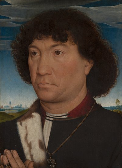 Portrait of a Man from the Lespinette Family by Hans Memling