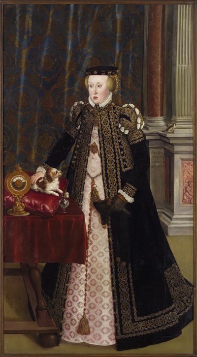 Archduchess Anna of Austria, Daughter of Emperor Ferdinand I by Hans Muelich or Mielich