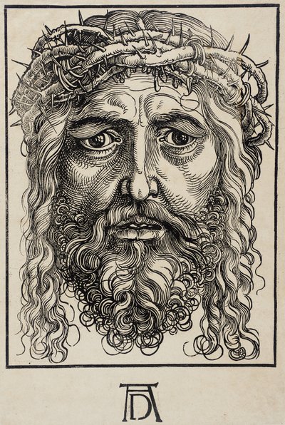 The Head of Christ Crowned with Thorns by Hans Sebald Beham