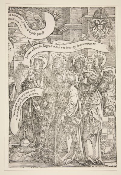 The Virgin with the Patron Saints of Maximilian by Hans Springinklee