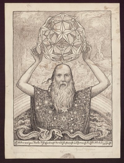 Allegory of the Creation of the World (?) by Hans Thoma