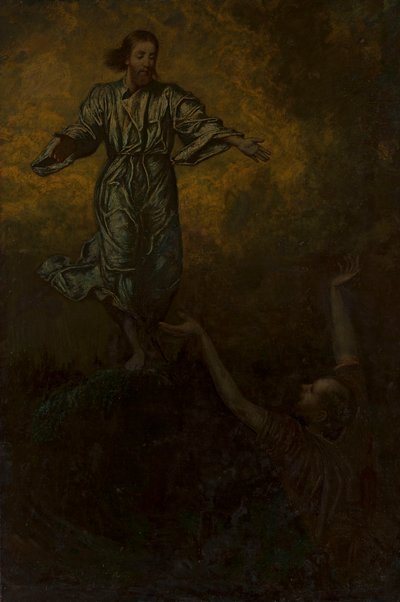 Christ and Saint Peter by Hans Thoma