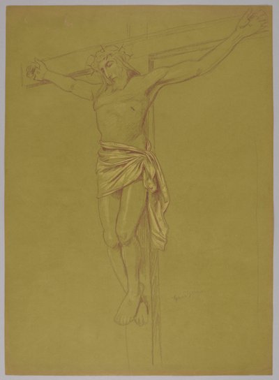 Christ on the Cross by Hans Thoma
