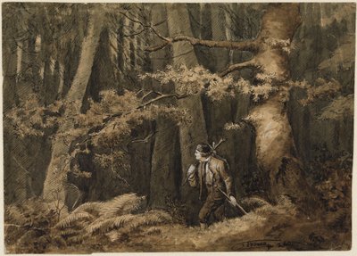 The Hunter in the Forest by Hans Thoma