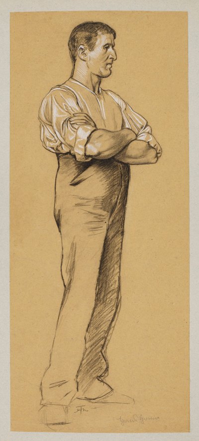 Man with Folded Arms by Hans Thoma