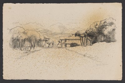 Landscape with a House Among Trees by Hans Thoma