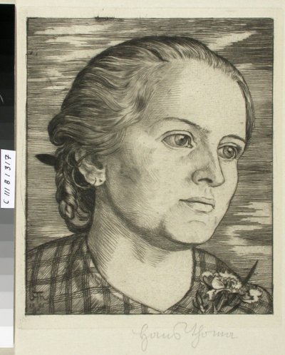 Portrait of a Woman by Hans Thoma
