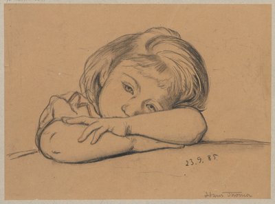 Portrait of Elli by Hans Thoma