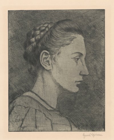 Portrait of Bettina von Arnim by Hans Thoma