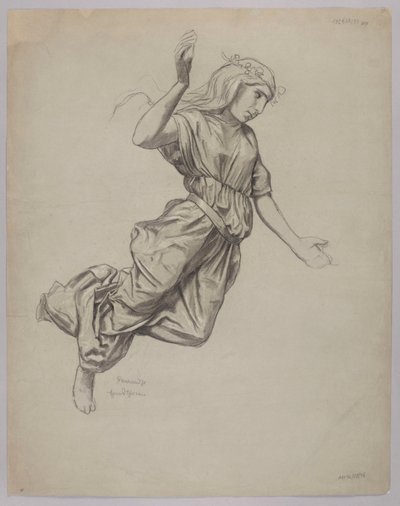 Study of a Female Figure by Hans Thoma