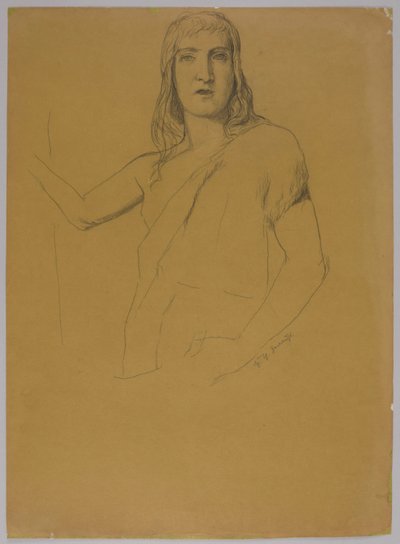 Study of St. John the Baptist by Hans Thoma