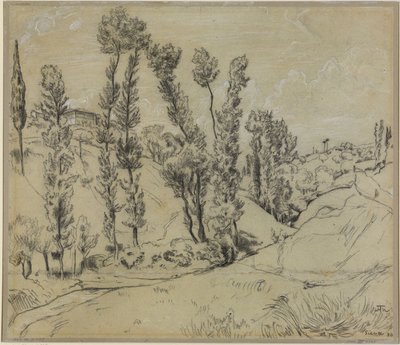 Valley near Siena by Hans Thoma