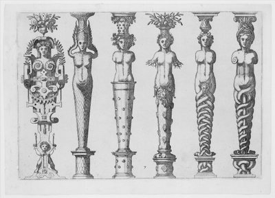 Caryatidum sive Athlantidum Multiformium, ca. 1565 by Hans Vredeman de Vries