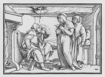 Tobit Becometh Blind by Hans after Holbein the Younger