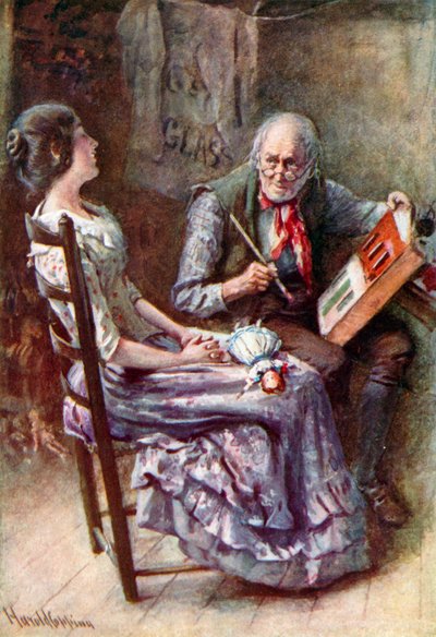 Caleb Plummer and His Blind Daughter by Harold Copping