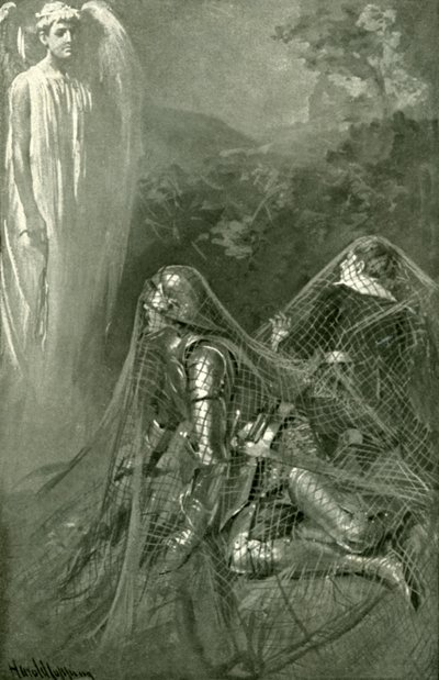 Entangled in the Net by Harold Copping