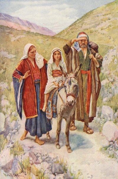 New Testament: The Return from Egypt by Harold Copping