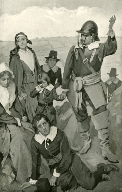 Pilgrims Climbing the Hill Difficulty by Harold Copping