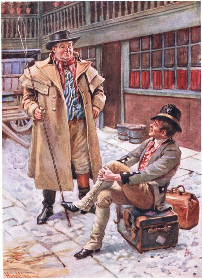 Sam Weller and his Father, illustrations for 