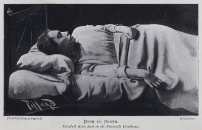 Done to Death, Elizabeth Ryan dead in the Newcastle Workhouse by Harold Hume Piffard