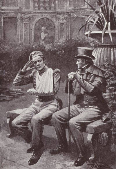 Illustration for Vanity Fair by William Makepeace Thackeray by Harold Hume Piffard