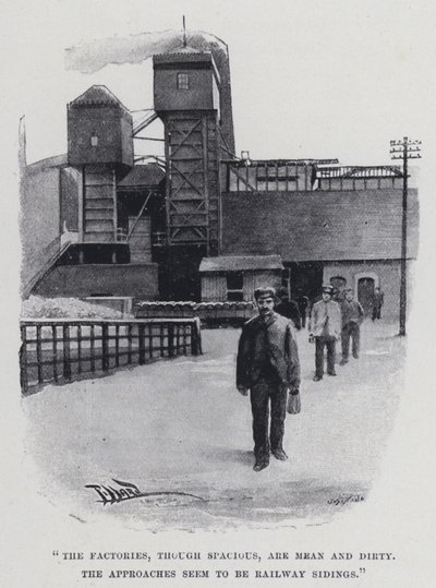 The Factories, Though Spacious, Are Mean and Dirty by Harold Hume Piffard