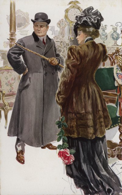 Illustration for When a Man Marries by Mary Roberts Rinehart by Harrison Fisher