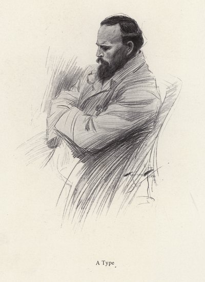 Portrait of a Seated Man by Harrison Fisher