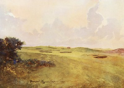 Golf Courses: Andrews, Looking Back from the Twelfth Green by Harry (1878 1950) Rountree