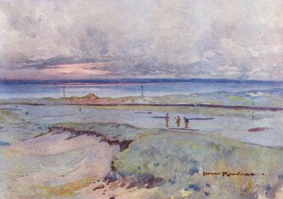 Golf Courses: Muirfield, the Fourth and Fourteenth Greens by Harry (1878 1950) Rountree