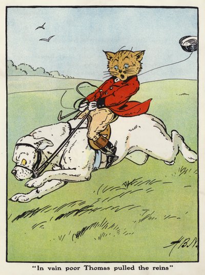 In Vain Poor Thomas Pulled the Reins by Harry B Neilson