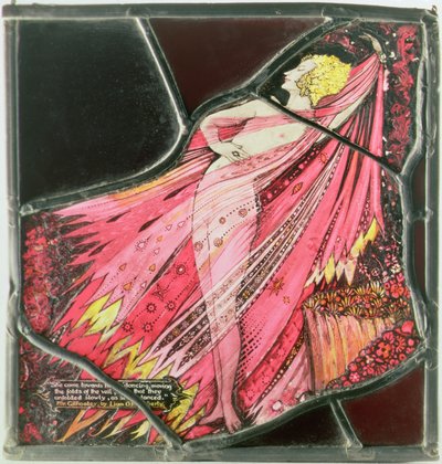 The Geneva Window depicting a character from 