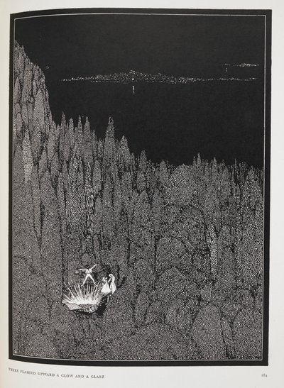 There Flashed Upward a Glow and Glare (Illustration for 