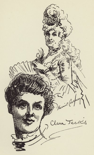 Harriet Coveney and Clara Jecks by Harry Furniss