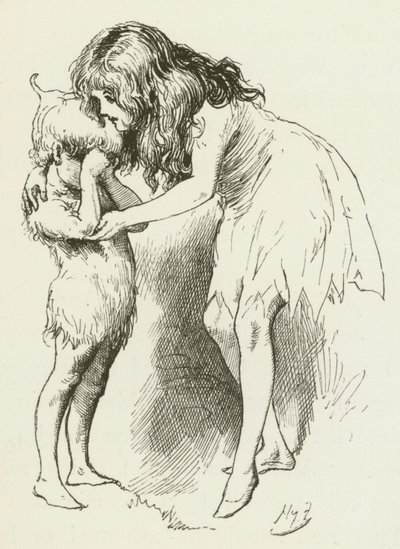 Illustration for Sylvie and Bruno by Harry Furniss